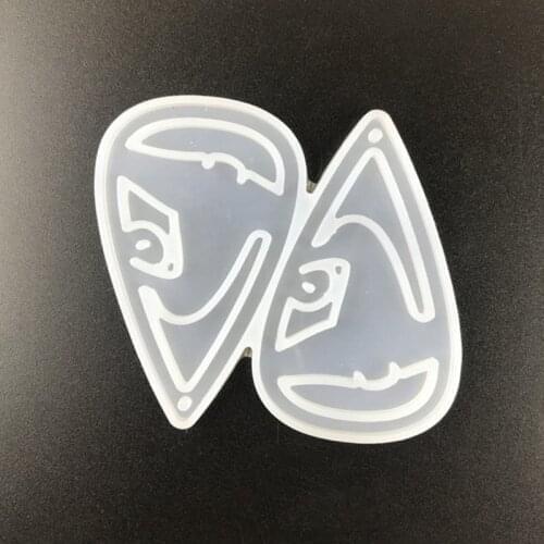 Halloween Pumpkin Earrings Combination Earring Mold Epoxy Resin Jewelry Mold Resin Casting Pendant Mold for Diy