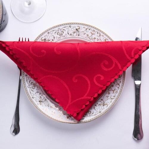 Table Napkins Napkins Cloth For Weddings Decorative Serviettes Party Hotel Dinner Napkins Home Textiles Wholesale