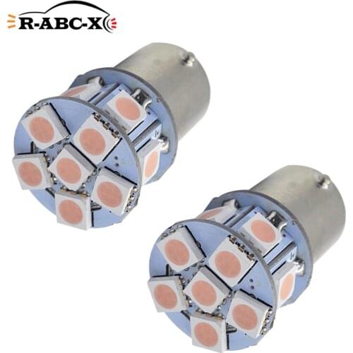 RUIANDSION 2Pcs 1157 P21/5W BAY15D 6V 12V 24V Car Brake Light Stop Backup Parking Signal Truck Moped Tail Lamp 3000K 4300K 6000K