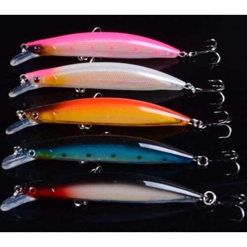 TQEXSZ 1PCS Fishing Minnow Hard Lures Floating Wobblers Isca Artificial Bait Plastic Crankbaits Pesca Trolling Lure 11.5cm 13g