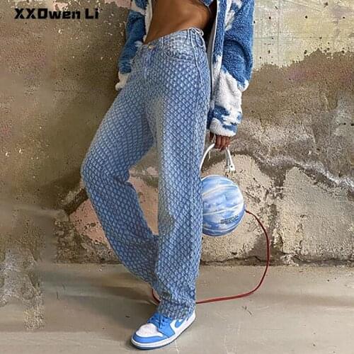 XXOWENLI Women's Straight Jeans