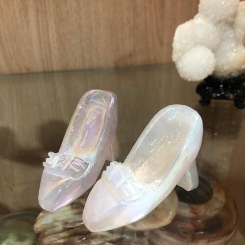 1pcs Colorful high heels Crystal Miniature for Romantic Gift Ornaments Home Decoration Accessories