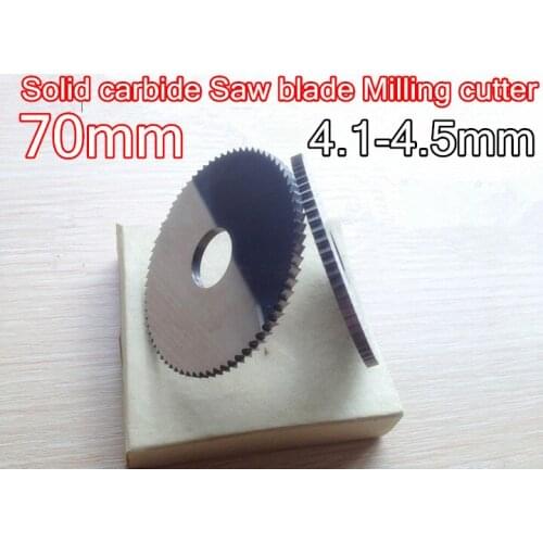 70*4.1mm-4.5mm thickness 22mm Inner hole 72T 1pcs Solid carbide Saw blade Milling cutter Free shipping