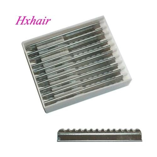 Freeshipping -10pcs Ultrasonic hot razor blade for hair cutting machine replacement blades salon trimmers styling tools