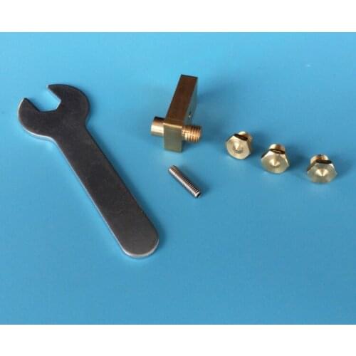 3D printer accessories Ultimaker 2 UM2 brass nozzle removable copper head split copper head