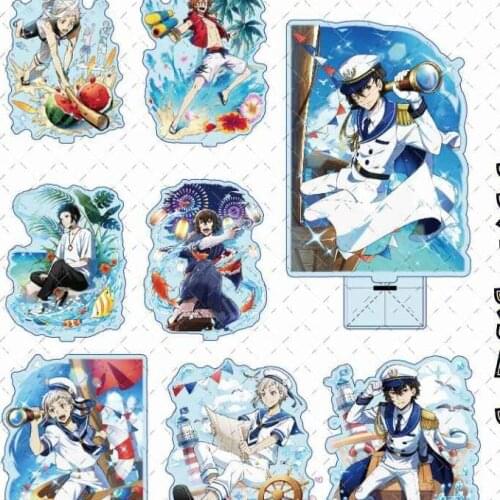 Anime Bungo Stray Dogs Dazai Osamu Edogawa Rampo Acrylic Stand Figure Display Model Plate Cosplay Table Decor Collectible Gift