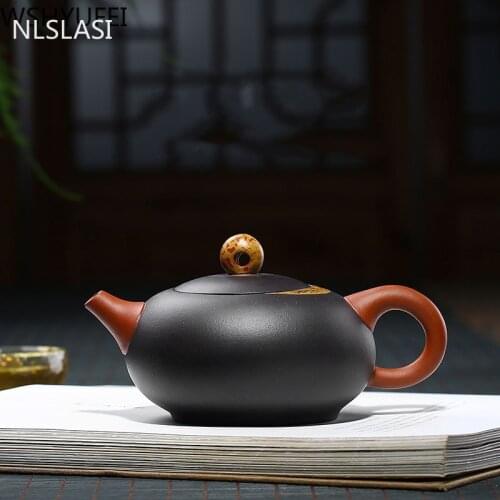 Yixing tea pot purple clay Xishi filter teapots beauty kettle Raw ore Handmade Boutique Tea set authentic Tie Guanyin 330ml