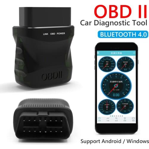 ELM327 Diagnostic Scanner Tool Interface Adapter V1.5 OBD2 OBDII Scanner Mini Bluetooth 4.0 OBD 2 II Car Diagnostic Tool