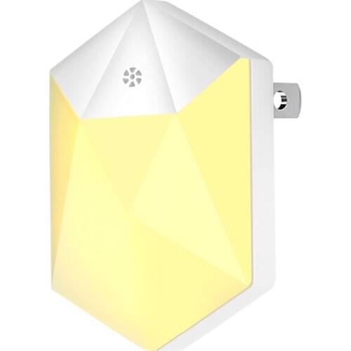 Energy Saving Night Light Motion Sensor 2PCS 0.5W LED AC 110-240V Dusk to Dawn EU US Plug Sensor for Bedroom Wall Lamp