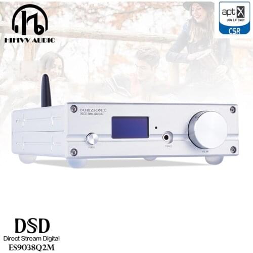 HIFI DAC decoder player ES9038Q2M USB input decoder XMOS U208 chip receive Bluetooth 5.0 supports DSD512