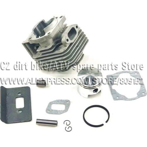 Cylinder Piston kit 44MM With Gasket for MITSUBISHI TL52 51.7CC Brush Cutter.Grass Trimmer . Weed Eater Garden Tools Spare Parts