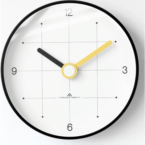 Creative Silent Wall Clock Modern Design Nordic Digital Wall Clock Luxury Quartz Kids Room Reloj Mural Home Decoration WF50WC
