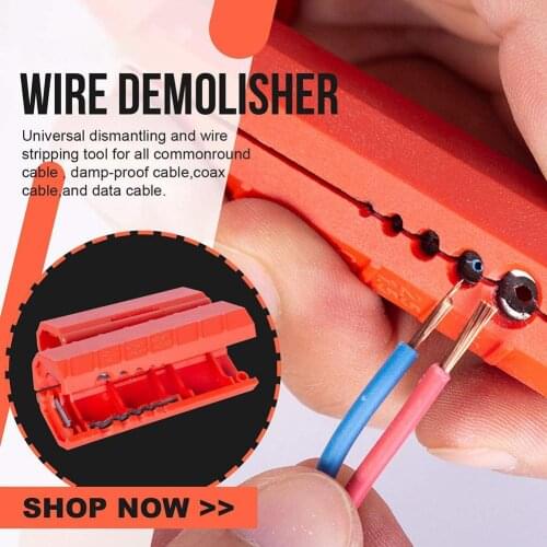 Multifunctional Electric Wire Stripper Pen Wire Cable Pen Cutter Rotatable Coaxial Cutter Stripping Machine Decrustation Pliers