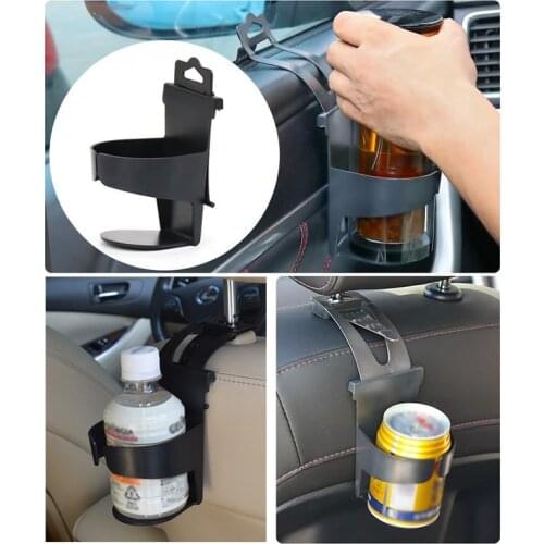 Multifunctional Car Drinks Water Cup Holder Automotive Door Seat Mount Hanging Drink Bottle Organizer