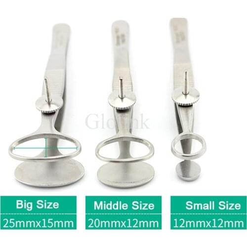 Stainless Steel Ophthalmic Instruments Double Eyelids Tarsus Cysts Tweezers Pancreas Folder Clip Surgery Tools