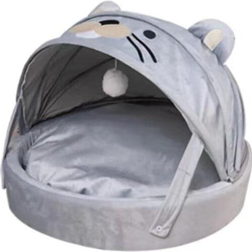 Simple Rainbow Dog Bed Fluffy Pet House Kennel Absorbent Four Seasons Cat Cushions Warm Soft Sofa Sleeping Mats Pet Supplies