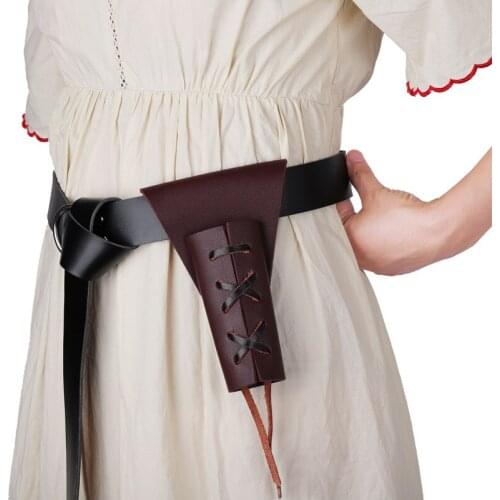 Medieval Sword Belt Waist Sheath Scabbard Frog Holder Adult Men Larp Knight Battle Weapon Costume Rapier Ring Belt Strap Holster