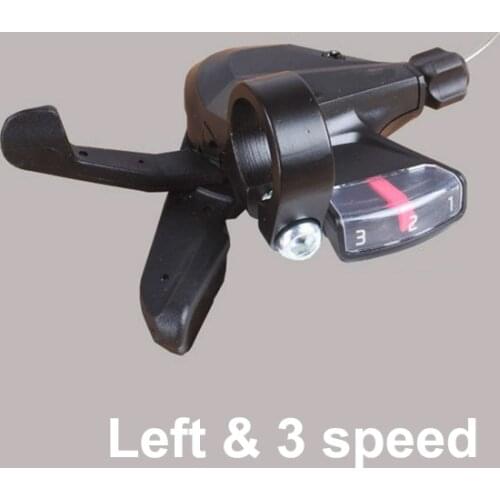 3/8/24 Speed Bicycle Derailleur Shift Lever MTB Mountain Bike Shifter Cycling Accessories Visual window Fine-tuning