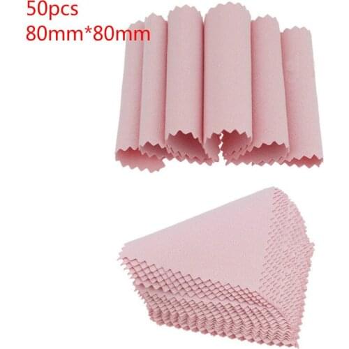 50pcs/lots Eyeglasses Chamois Glasses Cleaner 80mm*80mm Microfiber Glasses Cleaning Cloth For Lens Phone Screen Cleaning Wipes