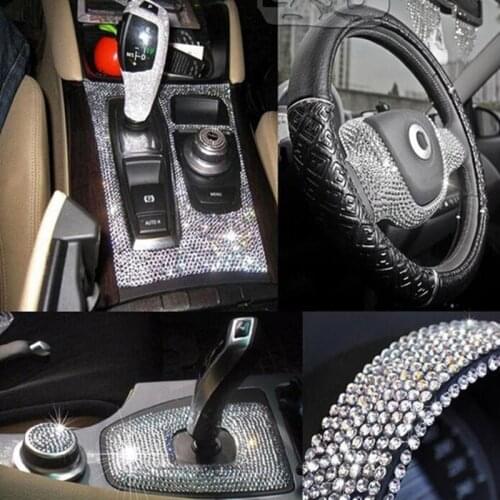 1000pcs / Sheet 4mm Self Adhesive Rhinestone Crystal Stickers Mobile Phone Car Decoration Decals Craft Scrapbooking Stickers