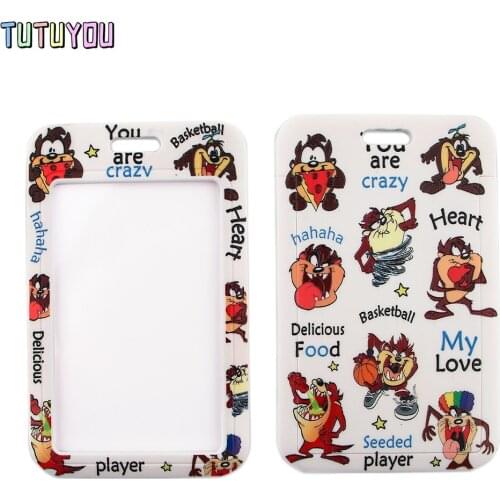 1pcs PC2825 Monster Cartoon Lanyard Card Holder Student Hanging Neck Mobile Phone Lanyard Badge Subway Access Card Holder