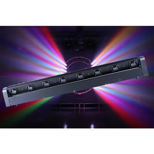 LED Bar Beam Moving Head Light RGBW 8x12w Perfect for Mobile DJ Disco Party Nightclub Dance Floor Stage Effect 240V