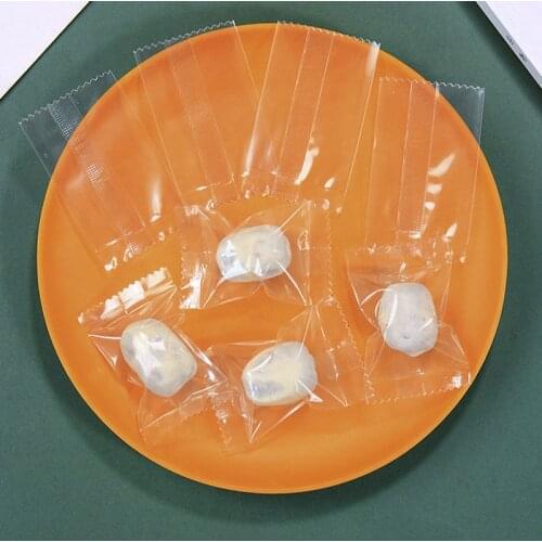 AQ 100pcs/lot Candy Packaging Bag Household Transparent Simple Style Daily Necessities No pattern Dairy Handmade Muffin Packag
