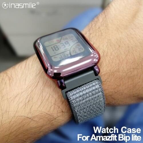 Nice Watch Protective Case Cover for Huami Amazfit bip lite Accessories Smart Watch for Xiaomi Amazfit bip S Screen Protector