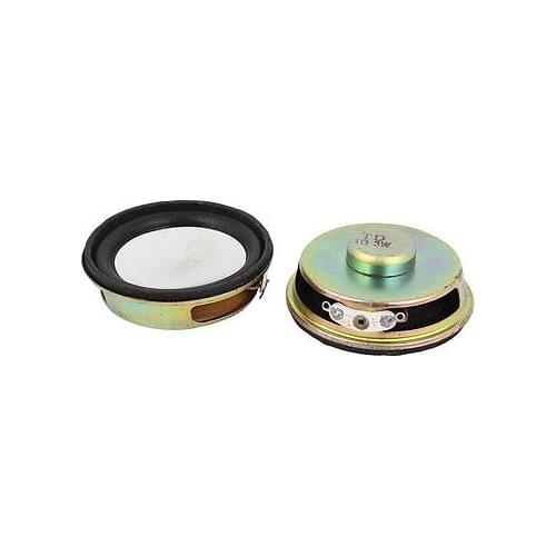 2 Pcs 50mm Internal Magnetic Type Radio Interphone Speaker Trumpet Horn 4 Ohm 3W