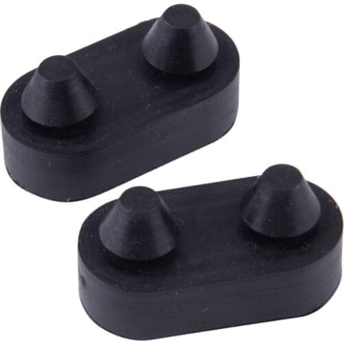 2Pcs Hood Lock Latches Catch Brackets Rubber Black Fit for Jeep Wrangler TJ 1997 1998 1999 2000 2001 2002 2003 2004 2005 2006