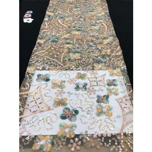 African Lace Fabric 2021 High Quality Lace French Lace Fabric Embroidery Nigerian Tulle Lace Fabric For Wedding J36501