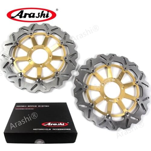 Arashi 1 Pair For DUCATI 999R 2002-2007 CNC Front Brake Discs Brake Rotors For DUCATI 999 R 998 2002 2003 2004 2005 2006 2007