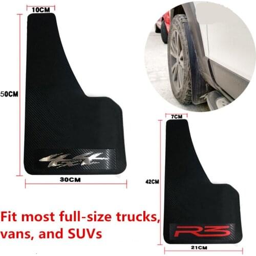 Free shipping Top racing universal Truck Mudguard Auto Front Rear Wheel Black Plastic Mud Flaps Mud Guard Car Fender two pcs