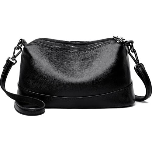 Large 100% Genuine Leather Shoulder Bag Women Bags Designer Soft Cowhide Ladies Crossbody Bag 2021 Fashion Luxury Female Handbag