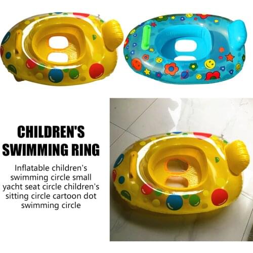 Baby Kids Cartoon Ring Safety Swimming Ring Inflatable Swim Float Water Fun Pool Toys Swim Ring Seat Boat Summer Water Sport