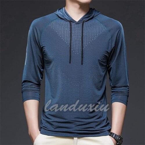Мужские футболки с капюшоном Landuxiu China At AliExpress