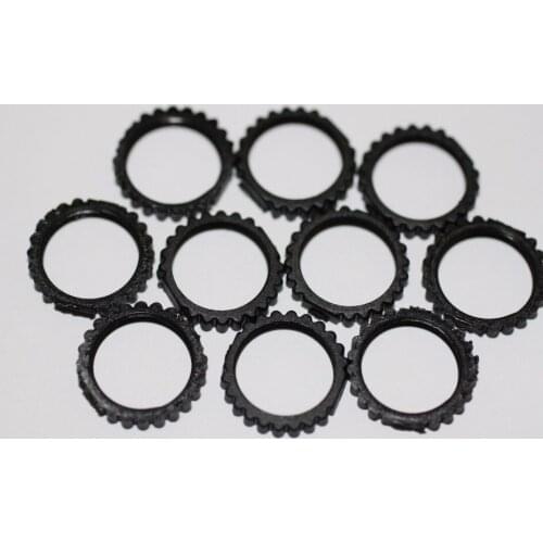 M12 Lente Tablero Plastico Bloqueo Anillos - Multipack de 10 piezas