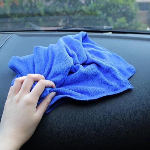 Multi-use Microfiber Cloth Glass Mirror Smooth Traceless Absorbent Cleaning Rags Kitchen Dish Towel Scouring Pad Car Cleaning