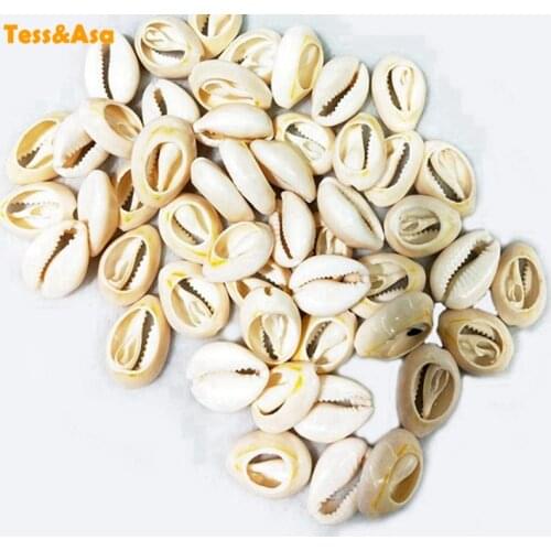 Natural Cowrie Shell Beads Money Shell Sea Special shape Shell Beads for Bracelet Necklace Jewelry DIY Making