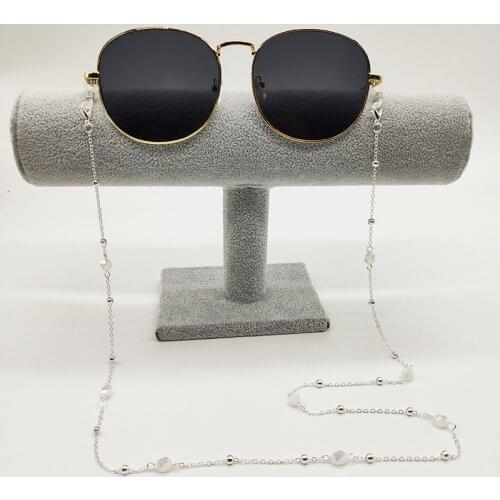 2021New Fashion Jewelry Acrylic Crystal Bead Masked Sunglasses Glasses Chain Eyeglass Eyewear Lanyards Multi-purpose Accessories