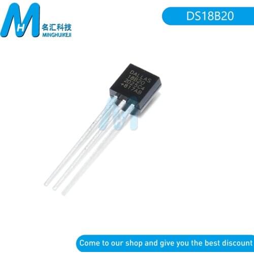 NEW DS1820 DS18B20 18B20 TO-92 IC Chip TO92 Temperature Sensor New and original