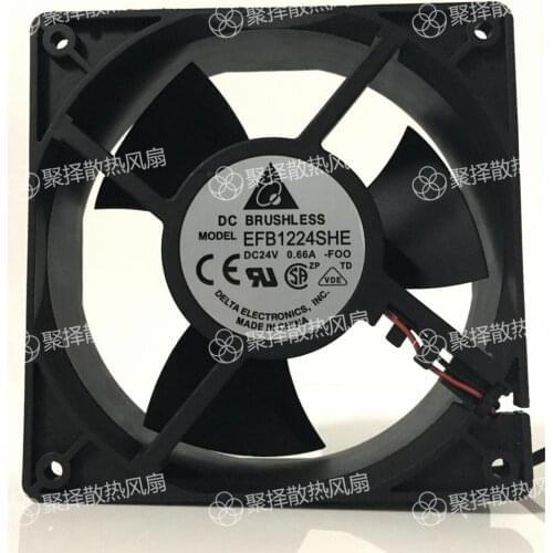 New and original in EFB1224SHE 24 where v0. 66 a 12 cm12038 converter cooling fan 2 line