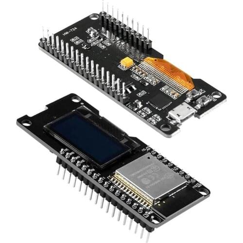 0.96" OLED ESP-WROOM-32 for ESP32 Display 2.4GHz WiFi Bluetooth Dual Mode Development Board Display for Arduino Wemos AP STA