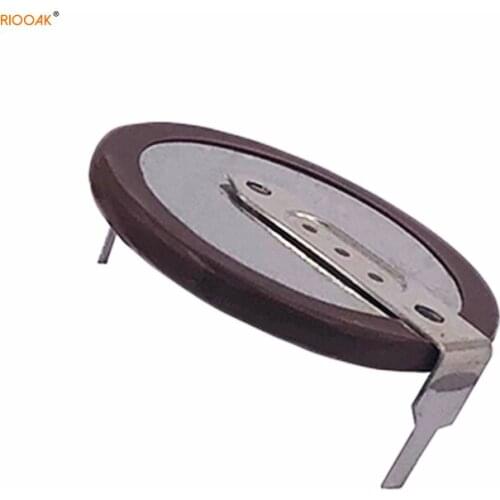 RIOOAK 5/10/30/50/100PCS Rechargeable Battery with 2Pin Horizontal 180 Degree VL2020 Lithium Coin Cell VL 2020 for BMW Remote