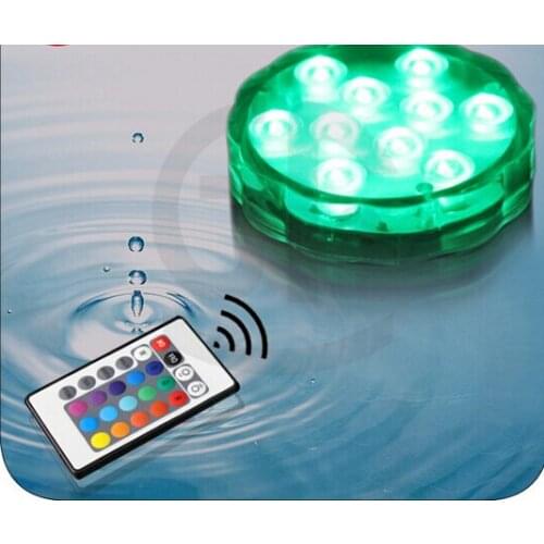 Rushed Favors And Gifts Rgb Multi Colors Remote Control 16colors Submersible Led Light, Vases Base Light lin4115