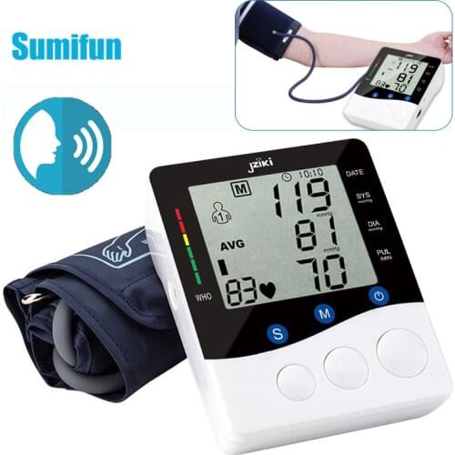 Sphygmomanometer Upper Arm Blood Pressure Monitor Heart Rate Smart Arm Blood Pressure Monitor Measurement Personal Home Health