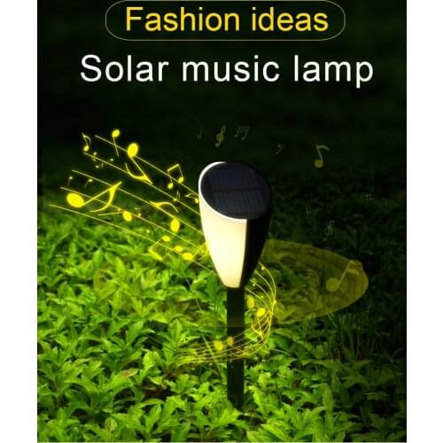 Solar Light Outdoors Waterproof Music Play Garden Lights Outdoor Frogs and Cicadas Sound Solar Lights Lamp For Garden Decoration