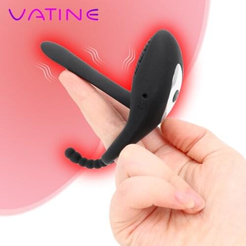 VATINE Vibrating Penis Ring Male Cock Ring Couples Flirt 7 Speed Sex Toys for Men G-spot Vibrator Anal Vagina Stimulation