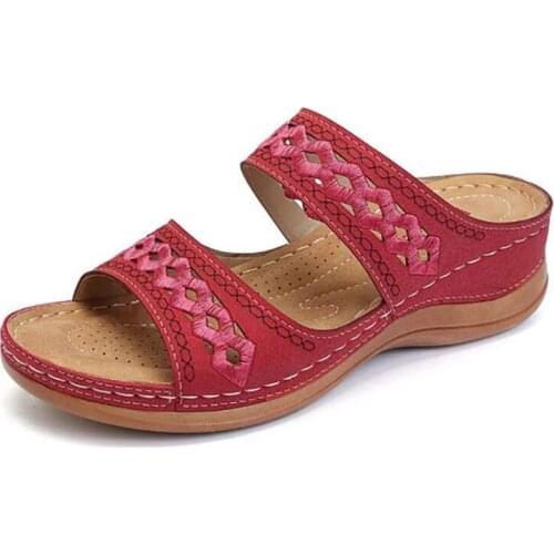 Women Slippers Gladiator Casual Shoes Wedges Platform Beach Mules Ladies Slides Party Sandals Flip Flops Zapatos De Mujer