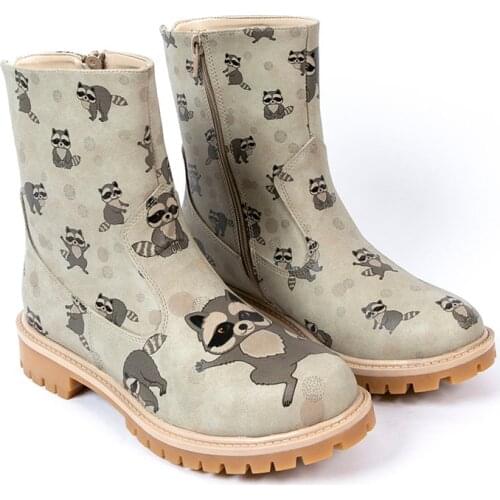 Streetfly 2021 new fashion Winter autumn colorful printed women Boots Non-slip sole Waterproof orthopedic boots